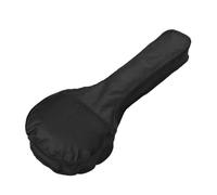 Milisten Oxford Cloth Mandolin Carrying Backpack with Thickened Padding and Shockproof Protection, Portable Mandolin Storage Bag Suitable for Travel and Daily Use, Black Unisex Design