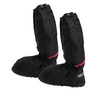 Milisten Oxford Cloth Overshoes for Adults Durable Rainy Day Shoes Cover Slip Design for Hiking Camping and Outdoor Activities Black