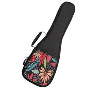 Milisten Padded 21-inch Ukulele Backpack Carry Bag with Thickened Cushioned Lining, Sturdy Ukulele Storage Pouch for Soprano and Concert, Portable Carrier Case for Travel and Protection