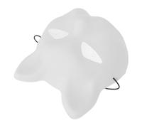Milisten Paintable Plastic for DIY Decoration Unfinished Mask for Cosplay Parties Halloween Events and Masquerade Balls for Creative Ideas and Memorable Moments