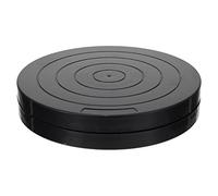 Milisten Painting Turn Table Stand Sculpting Wheel Rotating Turntable Revolving Cake Turntable Painting Turn Table Plate for Paint Spraying Cake Decorating Craft Displaying Black Pottery Wheel