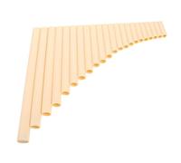 Milisten Pan Flute 22 Pipe Traditional Chinese Woodwind Instrument in Beige Plastic for Beginners and Professionals with Versatile Use Suitable for Folk Music and Classical