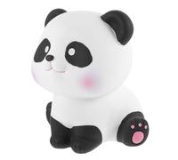 Milisten Panda-shaped Coin Box Piggy Bank Made of Sturdy Vinyl with Safe Coin Storage Function, Charming White Design for Anniversary and New Year Party Gifts