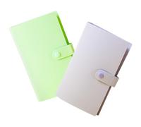 Milisten Paper Money Collection Album Protective Sleeves for Coins and Banknotes, 2Pcs Portable Currency Holder for Collectors