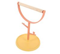 Milisten Parrot Bird Perch Stand Portable Plastic Tabletop Bird Training Stand Bite-resistant Parakeet Perch Rack for Pet Parrots and Budgies Indoor Use