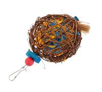 Milisten Parrot Chewing Hanging Swing Bird Foraging Lightweight Balance Training for Parakeets and Caged Birds Safe Durable Fun