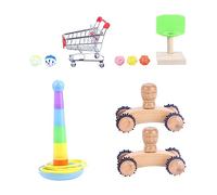 Milisten Parrot Chewing Toy Bird Boredom Breaker Parrot Enrichment Toys Pet Basketball Game