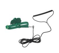 Milisten Parrot Flight Training Harness with Cute Wings, Adjustable Outdoor Bird Flight Rope, Medium Green Polyester Bird Safety Harness for Parrot Exercise