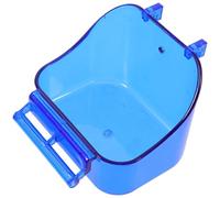 Milisten Parrot Shower Container Small Bird Bathtub Safe to Use Pet's Stress Pp Material 5.03x3.93x3.73in Sand Bath Suitable for Parrots and Small Animals