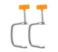 Milisten Pasta Making Machine Clip 2Pcs Metal Fixing Clamps Replacement Parts for Manual Noodle Maker Use in Kitchen