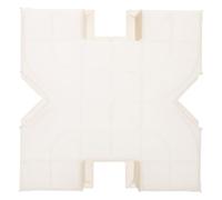 Milisten Pathmaker Concrete Mold Garden Pavement Mold for Garden Walkway Modular Design Improving Drainage Performance Sturdy White Polypropylene High-Strength Plastic