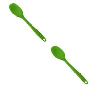 Milisten Pcs Boy Girl Serving Spoons Silicone Soup Spoons Long Handle Nonstick Heat-Resistant for Boys and Girls