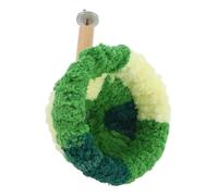 Milisten Perch Stand with Plush Nest for Bird Cage Warm Cockatiel Hut Parakeet Accessories Comfortable Bird Bed