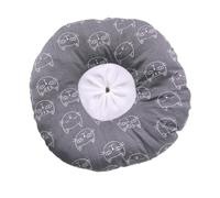 Milisten Pet Collar Pet Shield Collar for Cats and Kittens - Breathable Protective Anti-Lick Anti-Scratch in Soft Cloth PP Cotton Adjustable Size S to L for Post-Surgery Wound Healing