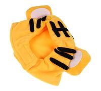 Milisten Pet Hat Tiger Yellow for Dogs and Cats Comfortable Non Irritating Photo Prop Headdress Washable Decorative Cap for Pet Parties Birthdays Christmas Family Portraits