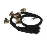 Milisten Pet Training Doorbell Hanging Doggie Doorbell Rustic Cotton Rope for Potty Training Puppy Housebreaking Bells for Dogs Teach Your Dog to Use The Bell outside Access