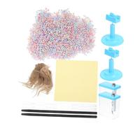 Milisten Physics Learning Static Electricity Experiment Kit with Plastic Rods Friction Electrification Equipment for Hands Electrostatic Induction Science Education Tools Random Color