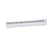 Milisten Piano Keyboard 88 Key Practice Chart with Fingering Guide Hand-rolled Music Note Sheet for Beginners