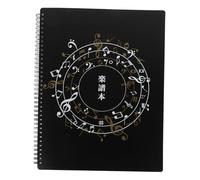 Milisten Piano Music Binder with Pages Non Reflective Music Folder for Annotations for Classroom Home Practice and Stage Performances