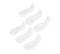 Milisten Piano Pedal Protective Sleeves Premium Plastic Covers 6pcs with Decorative Design Preserve Friction Protect Pedals and Maintenance