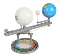 Milisten Planetarium of Three Globes Sun Earth Moon Model Educational Solar System Teaching Aid Interactive Astronomy for Students Construction