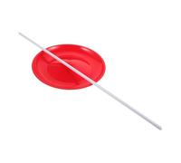 Milisten Plastic Juggling Spinning Plate with Stick Set for Kids Beginners Circus Skills Training Dexterity Development Toy Performance Equipment