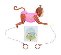 Milisten Plastic Monkey Climbing Manual Pulling for Outdoor Plaything with Strong Rope Color Design Great
