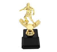Milisten Plastic Soccer Player Trophy Lightweight Award Cup for School Sports Tournament Prizes Birthday Rewards for Soccer Matches and Office Competitions