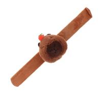 Milisten Plush Animal Slap Bracelet Wristband for Durable Velvet PP Cotton Bike Handlebar Decoration Multipurpose Cute Animal Plush for Mountain and Road Bikes Outdoor Resistant Party Favor