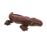 Milisten Plush Squeaky Alligator Dog Chew Toy for Teething Puppies Soft Stuffed Dog Toy for Interactive Play and Entertainment for Pets