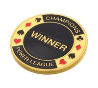 Milisten Poker Guard Weights Stylish Metal Poker Card Protector for Hold Games for Men and Collectors Precision Craftsmanship Souvenir Portable Design