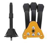 Milisten Portable Clarinet Stand Iron Flute Holder Tripod Support for Music Equipment Clarinet Storage Rack Flute Cleaning Rod Holder Stand