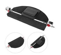 Milisten Portable Drum Bass Mute Pad Rubber Quiet Practice Dampener Mat for Noise Reduction Silent Drum Silencing Pad Easy Install Sound Control for Home Use