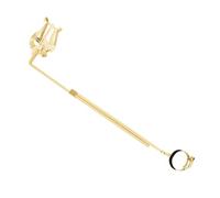 Milisten Portable during Practice Sessions and Live Performances Golden Flute Lyre Sheet Music Holder Made of Iron, User Friendly and Versatile Use for Flute and Other Instruments
