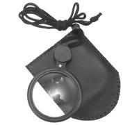 Milisten Portable Lightweight Embroidery Magnifying Magnifier with LED Light, Abs and Acrylic Material, Hands-free Page Magnifier for Reading Newspaper and Home Use, Suitable for Teens