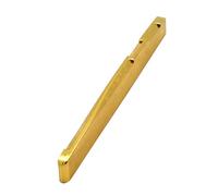 Milisten Portable Long Bridge Folk for Guitar Nut Brass Saddle Time Use to Improve Clarity and Sustain Gift during Graduation Season for Friends