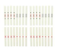 Milisten Portable Mahjong Scoring Tool Kit with 88 Betting Sticks and 4 Dice for Chinese Mahjong Game Accessories Family Entertainment and Fair Play