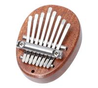 Milisten Portable Mini Kalimba Thumb Piano Wooden Finger Piano Ergonomic Musical Instrument for Beginners and Music Lovers Lightweight Compact Design Go Playing and Decoration