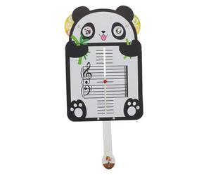 Milisten Portable Musical Note Card with Panda Design for Beginners Music for Rhythm Practice Sight-Reading and Piano Theory Learning Music Flashcards