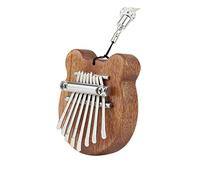 Milisten Portable Note Kalimba Thumb Piano for Beginners Lightweight Finger Piano with Simple Design Suitable for Music Practice and Easy Melody Playing Brown