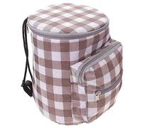 Milisten Portable Nursery Bag Durable Diapers Organizer for Strollers Capacity Easy to Hang for Moms The Go Brown