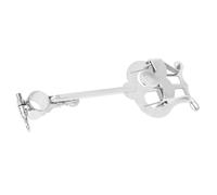 Milisten Portable Piccolo Music Score Clip Holder Adjustable Knob, Silver Music Sheet Clamp for Marching Band Practice and Performance Accessories