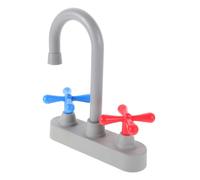 Milisten Portable Plastic Kitchen Sink Faucet for Pretend Play Realistic Simulation Faucet Accessory for Role-playing Games at Home and Outdoors Safe and Lightweight Design