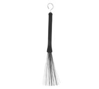 Milisten Portable Stainless Steel Wire Brush for Jazz and Rock Drumming for Beginners and Professionals for Various Percussion Instruments