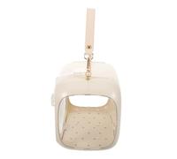 Milisten Portable Transparent Bird Travel Cage Lightweight Parrot Carrier with Ventilation for Parakeets Cockatiels Lovebirds Easy-clean Compact Bird Carrying Case for Safe Outdoor Trips