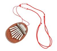 Milisten Portable Wooden Kalimba Thumb Piano for Beginners Compact Finger Musical Instrument with Clear Sound and Comfortable Hand Feel Mini Kalimba for Music Practice