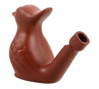 Milisten Pottery Water Bird Whistle Toy Peacock Shaped Decorative Piece in Coffee Colour, Easy to Use Musical Instrument for Enhancing The Artistic Atmosphere of Room