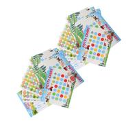 Milisten Potty Training Sticker Chart for Durable Reward Chart with Cartoon Farm Theme Portable and Wear Resistant Decal Kit to Encourage Bathroom Habits for Boys