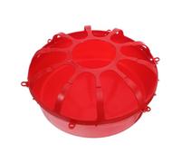 Milisten Poultry Feeders Poultry Feeding Tools for Gardens Plastic Large Capacity Chick Feeder with Practical Base Design Lessens Manual Feeding Duties for Cages