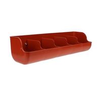Milisten Practical Compartment Pig Feeding Trough Durable Plastic Livestock Manger Suitable for Wet Dry Food Water Easy to Install for Pigs and Other Livestock